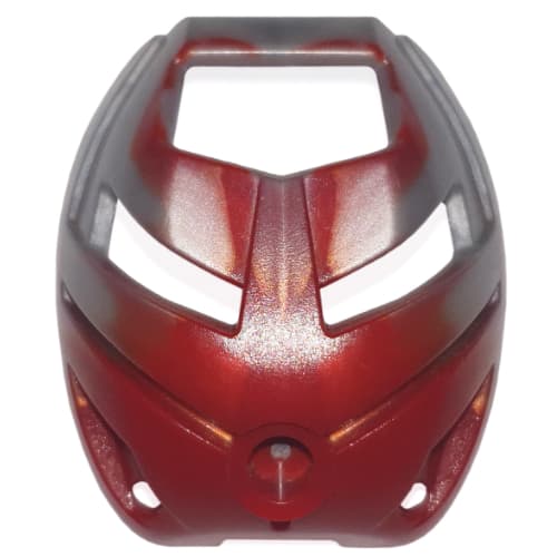 Large Figure Mask Ruru with Marbled Pearl Light Gray Pattern (Nuhrii)