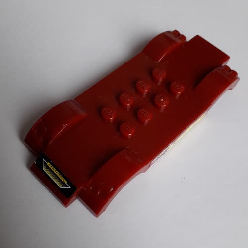 Vehicle Base, 4 x 10 with Mudguards, Fast Food Racer, Headlights and Taillights