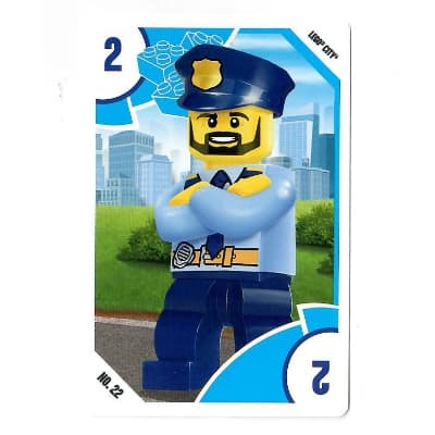 Trading Card, Toys 'R' Us - City - 2 Police Officer