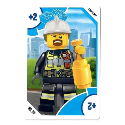 Trading Card, Toys 'R' Us - City - +2 Fireman