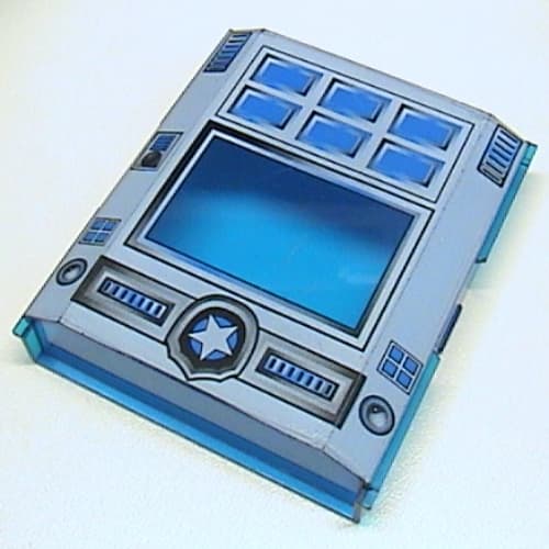 Panel 2 x 8 x 8 with Police Star Print