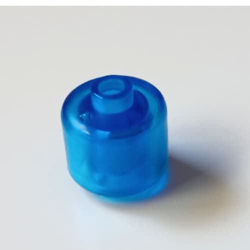 Pen Bead, Round Large, Curved Edges / Cylinder