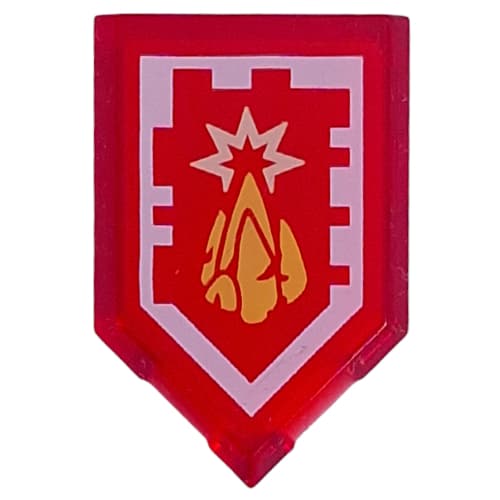 Tile Special 2 x 3 Pentagonal with Nexo Power Shield Print - Stone Pike