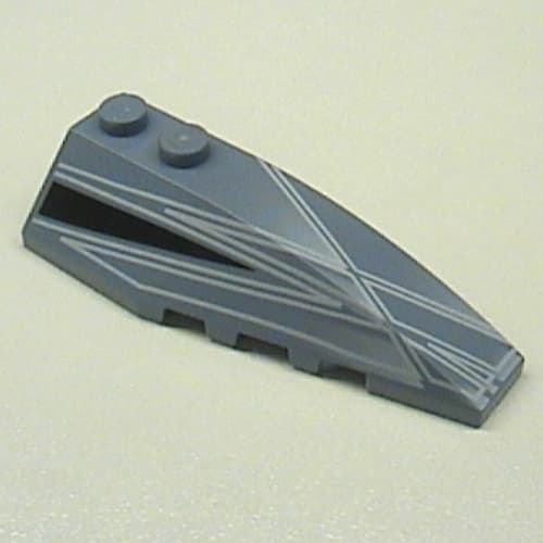 Wedge Curved 6 x 2 Right with Alpha Team Arctic Print