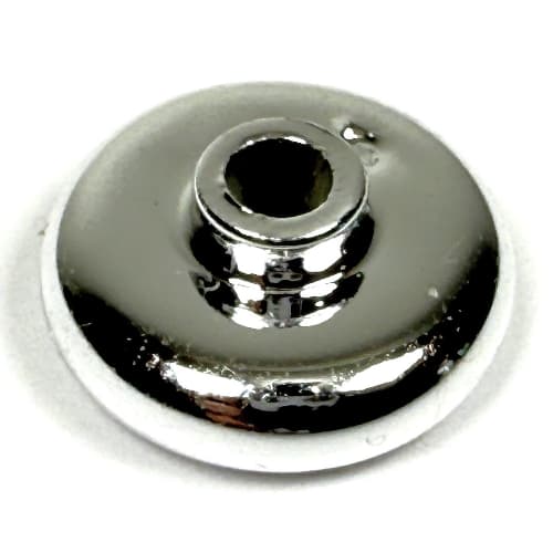 Pen Bead, Round Short, Curved Edge