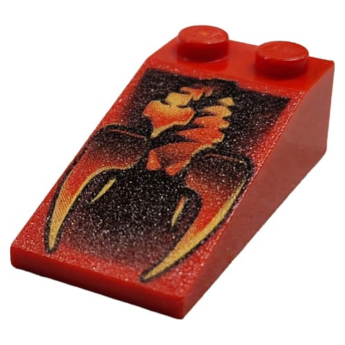 Slope 18° 4 x 2 with Scorpion Print