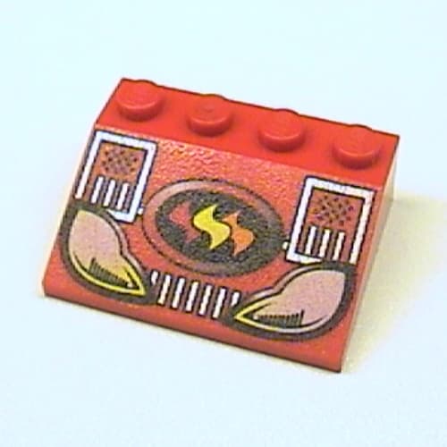 Slope 33° 3 x 4 with Fire Cruiser Print