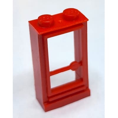 Door 1 x 2 x 3 Left with Solid Studs, without Glass