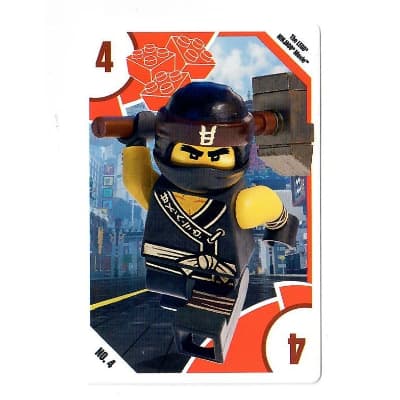 Trading Card, Toys 'R' Us - The LEGO Ninjago Movie - 4 Cole