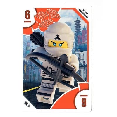 Trading Card, Toys 'R' Us - The LEGO Ninjago Movie - 6 Zane