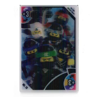 Trading Card, Toys 'R' Us - The LEGO Ninjago Movie - +3 Team Ninja