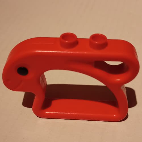 Duplo Rattle Rabbit with Eyes Print