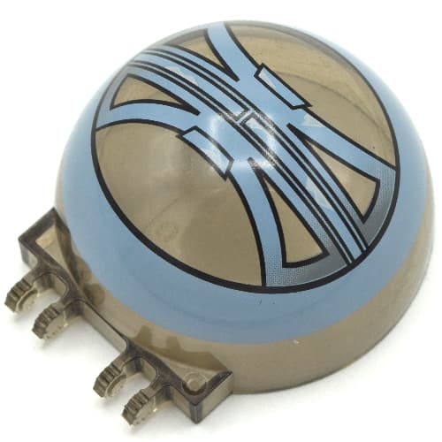 Windscreen 6 x 6 x 3 Canopy Half Sphere with Dual 2 Fingers and Droid Tri-Fighter Print