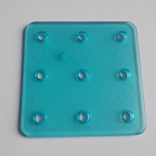 Clikits Connector, Square 8 x 8 with 9 Holes