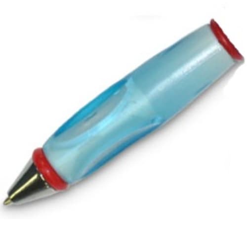 Pen Body, with Chrome Tip, Red Ends