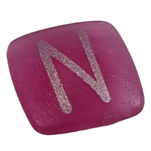 Clikits Icon, Square 2 x 2 Small with Pin and Silver 'N' Print