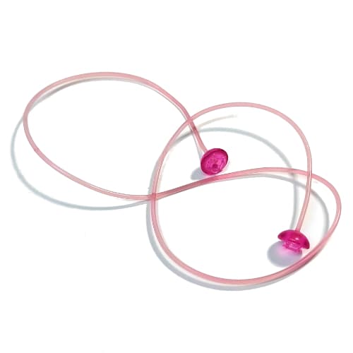 Clikits Cord, Jelly String, 375mm, with Same Colored Caps