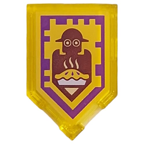 Tile Special 2 x 3 Pentagonal with Nexo Power Shield Print - Pie Guard