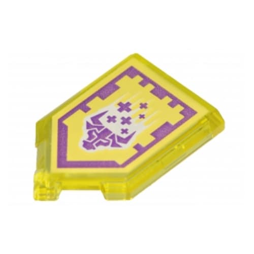 Tile Special 2 x 3 Pentagonal with Nexo Power Shield Print - Raging Rally