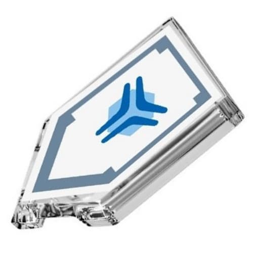 Tile Special 2 x 3 Pentagonal with Nexo Power Shield Print - Boomerang