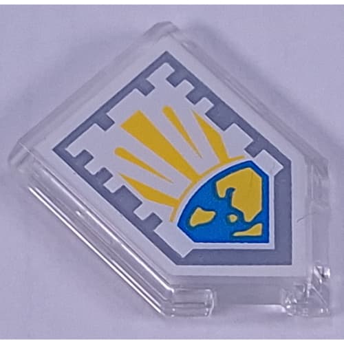 Tile Special 2 x 3 Pentagonal with Nexo Power Shield Print - Globe of Light