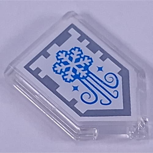 Tile Special 2 x 3 Pentagonal with Nexo Power Shield Print - Arctic Breath
