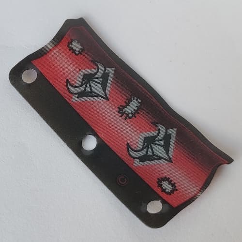 Flag 3 x 6 with Red Sail with Tan Patches Print