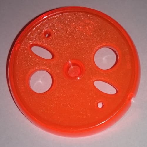Projectile, Disk, 4 Holes, 2 Large Holes, 2 Small Holes