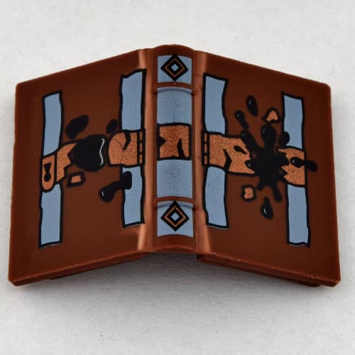 Book 2 x 3 with Lock and Soiled Spots Print