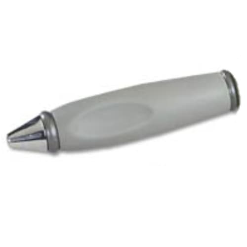 Pen Body, with Chrome Tip, Pearl Dark Gray Ends