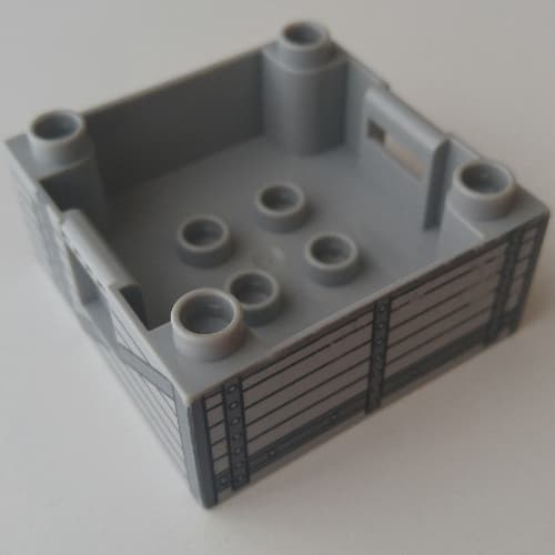 Duplo Container Box, 4 x 4 with Studs on Corners, with Thomas & Friends Truck Print