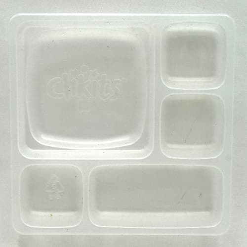 Clikits Container, Sorting Tray 5 Compartment, Bottom