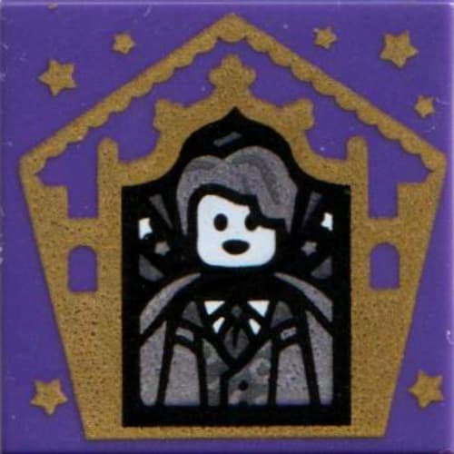 Tile 2 x 2 with Wizard Card Gilderoy Lockhart print