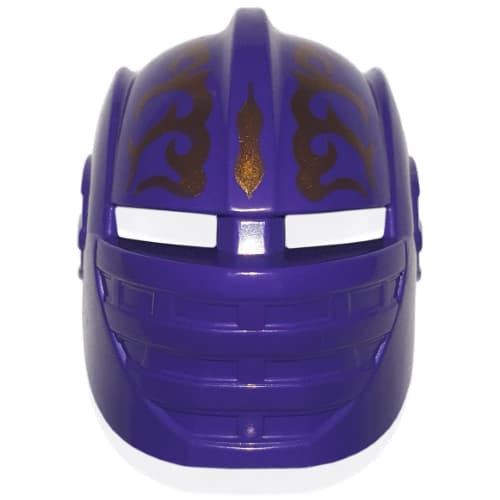 Large Figure Mask / Visor, Danju with Gold Print