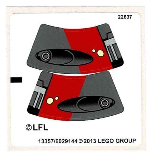 Sticker Sheet for Set 75001-1