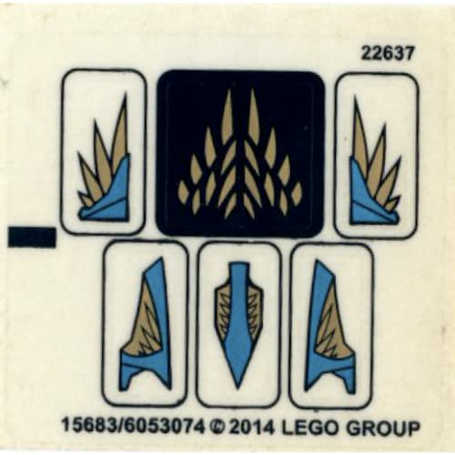 Sticker Sheet for Set 70124-1