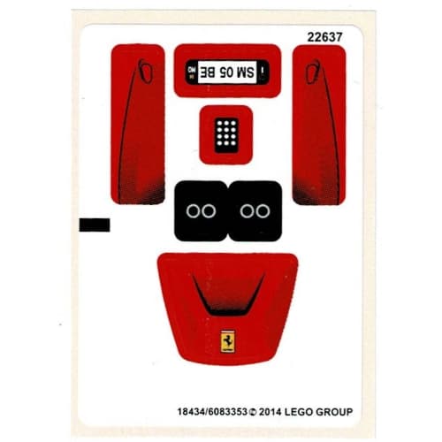 Sticker Sheet for Set 40191-1