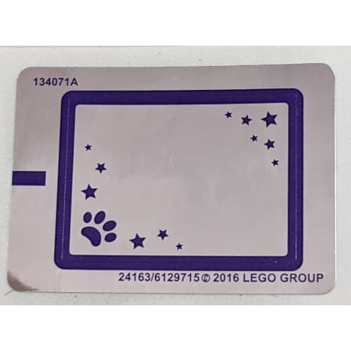 Sticker Sheet for Set 41114-1