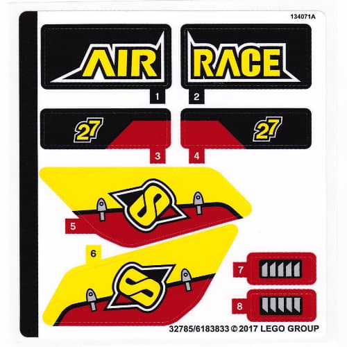 Sticker Sheet for Set 60144-1