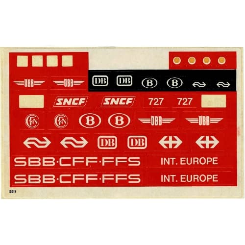 Sticker Sheet for Set 727-1