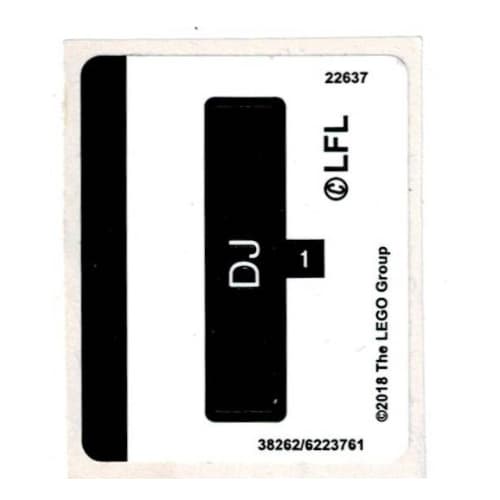 Sticker Sheet for Set 40298-1