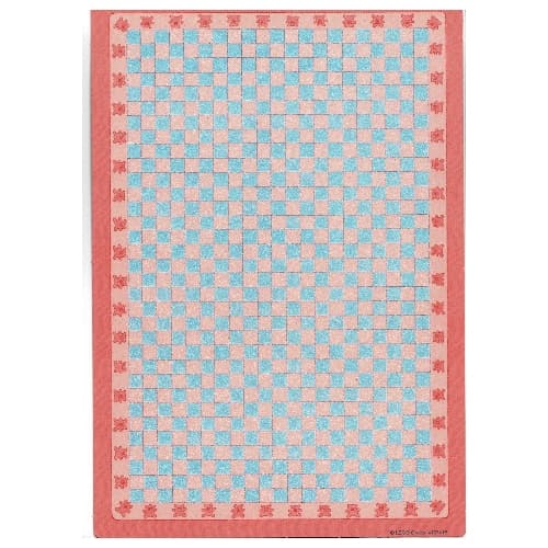 Playmat, Scala, with Light Blue and Pink Squares