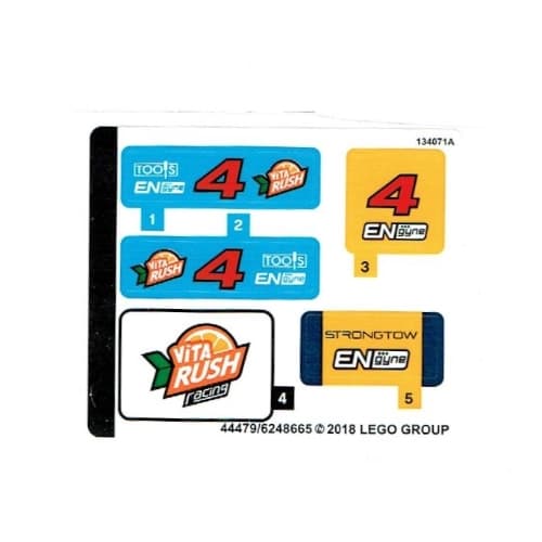 Sticker Sheet for Set 60218-1