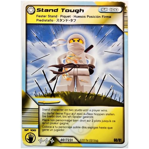 Trading Card, Ninjago Deck #1: 60 - Stand Tough - International Version