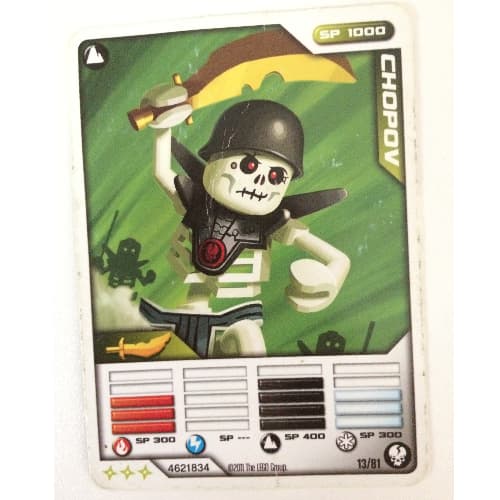 Trading Card, Ninjago Deck #1: 13 - Chopov - North American Version