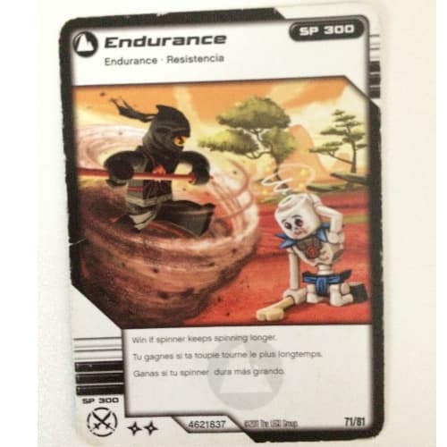 Trading Card, Ninjago Deck #1: 71 - Endurance - North American Version