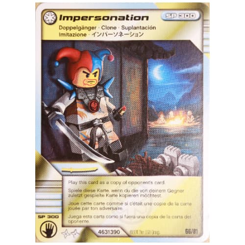Trading Card, Ninjago Deck #1: 66 - Impersonation - International Version