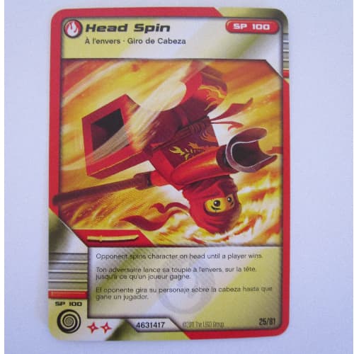 Trading Card, Ninjago Deck #1: 25 - Head Spin - International Version