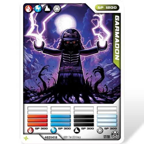 Trading Card, Ninjago Deck #1: 17 - Garmadon - International Version