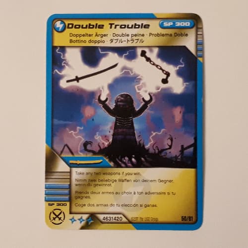 Trading Card, Ninjago Deck #1: 50 - Double Trouble - International Version